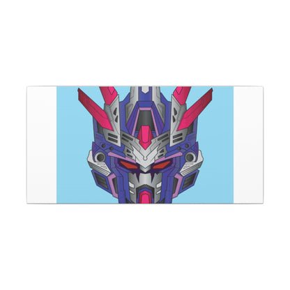 Mecha Warrior Helmet Organic Canvas