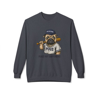 Pugs Hit Different Graphic Sweater | Eco-Limited