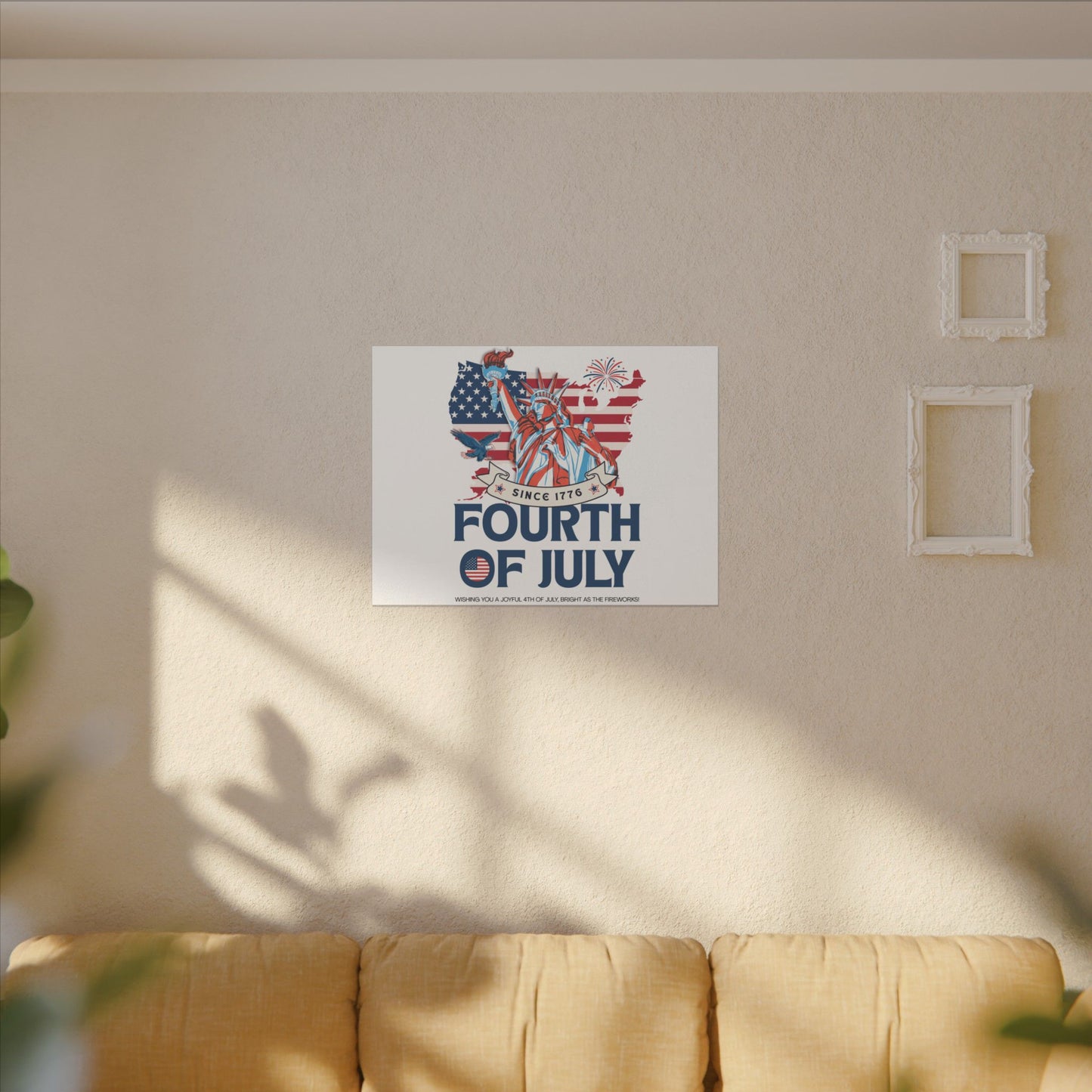 Fourth of July Canvas Wall Art