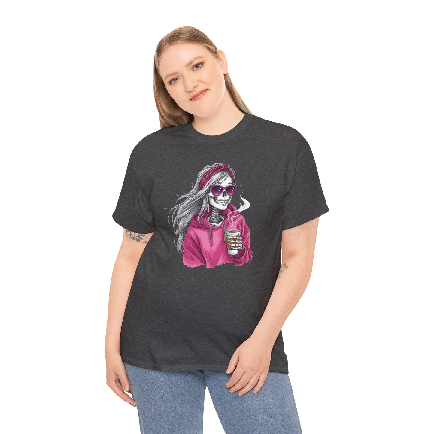 Coffee Rebel Skeleton T-Shirt | Eco-Limited