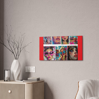 Pop Art Muse Canvas | Statement Wall Art
