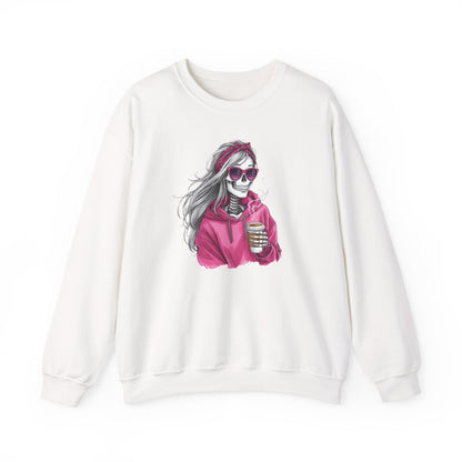Coffee Rebel Skeleton Sweatshirt | Eco-Limited