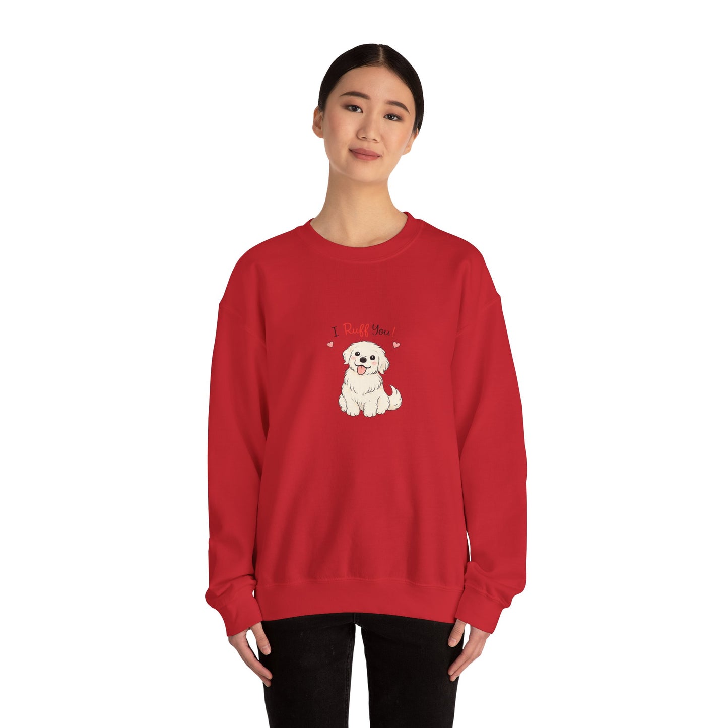 Ruff Love Puppy Graphic Sweatshirt | Eco-Limited