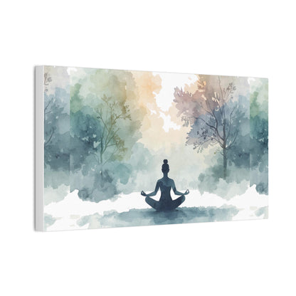 Peace Within Meditation Canvas Wall Art | Eco-Limited