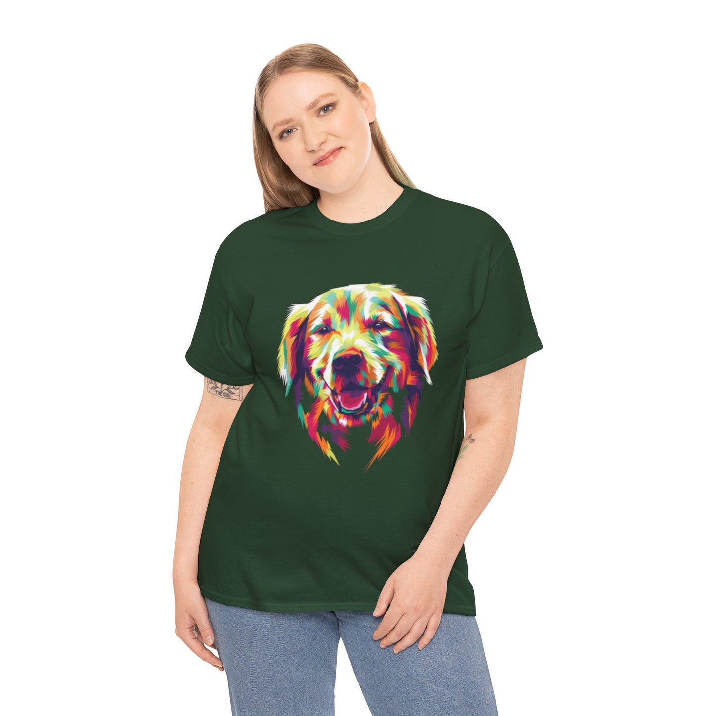 Colorburst Golden Smile T-Shirt | Eco-Limited