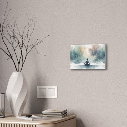 Peace Within Meditation Canvas Wall Art | Eco-Limited