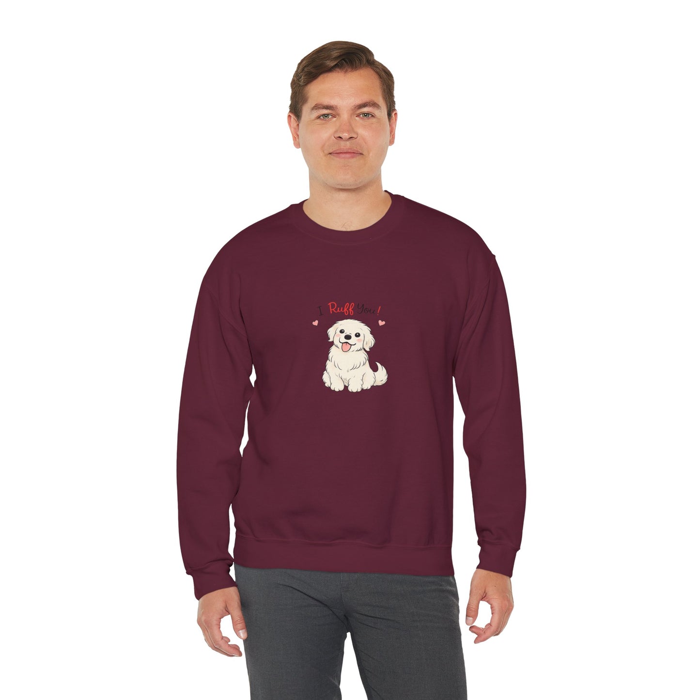 Ruff Love Puppy Graphic Sweatshirt | Eco-Limited