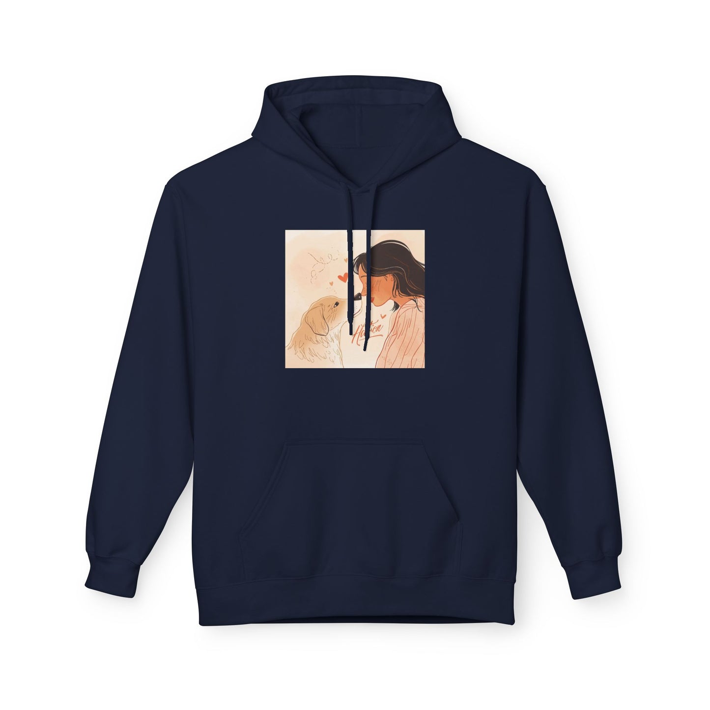 Dog Mom Love Moment Graphic Hoodie Gift | Eco-Friendly - Limited