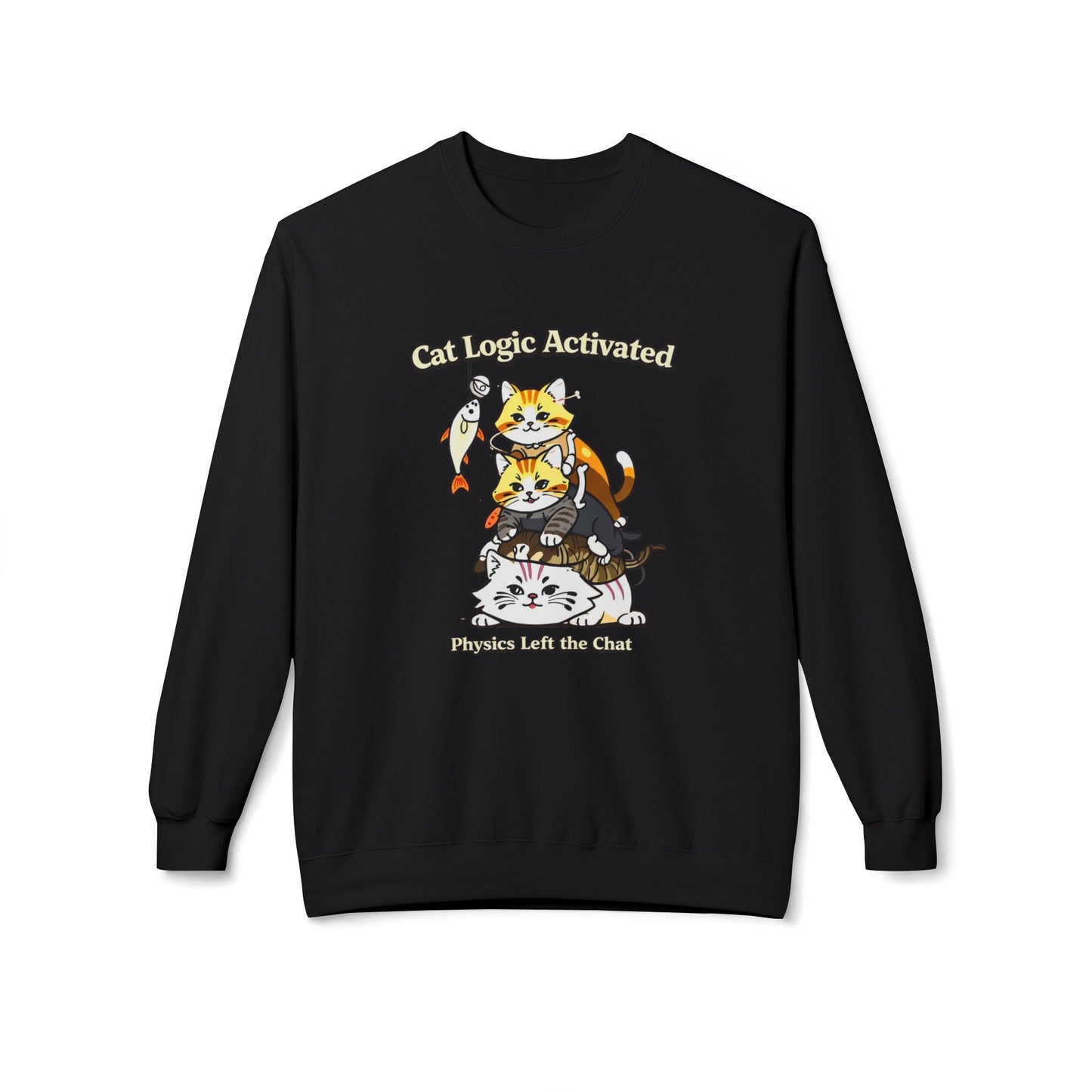 Cat Logic Activated Graphic Sweater | Eco-Limited