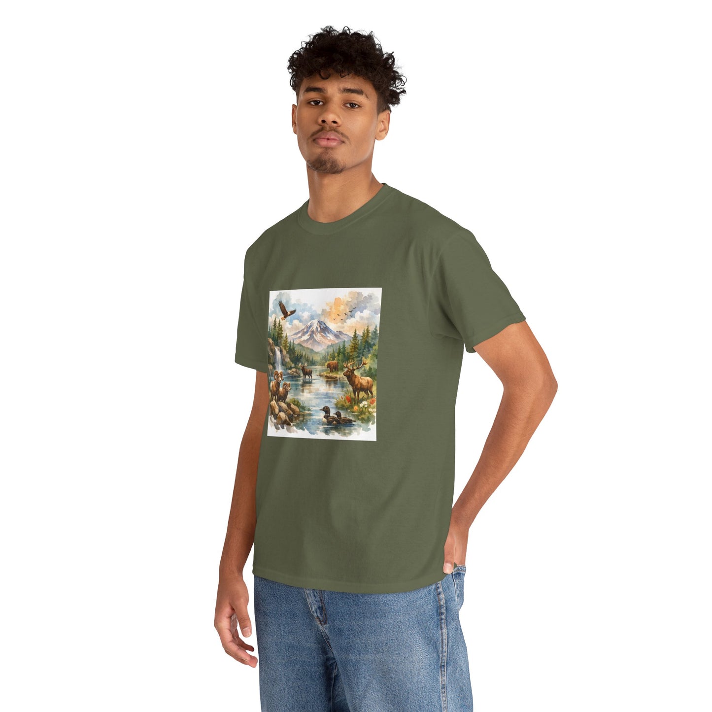 Wild American Landscape Graphic T-Shirt | Eco - Limited