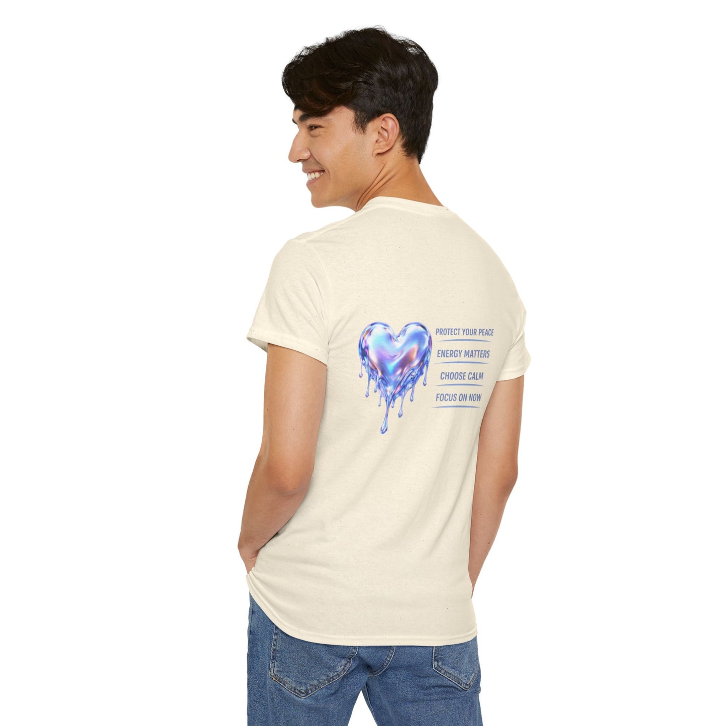 Protect Your Peace Heart Graphic T-Shirt | Eco-Limited