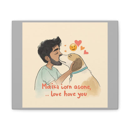 Love Never Leaves Canvas | Eco-Limited