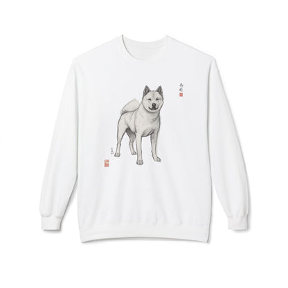 Korean Jindo Ink Illustration Sweatshirt | Eco-Limited