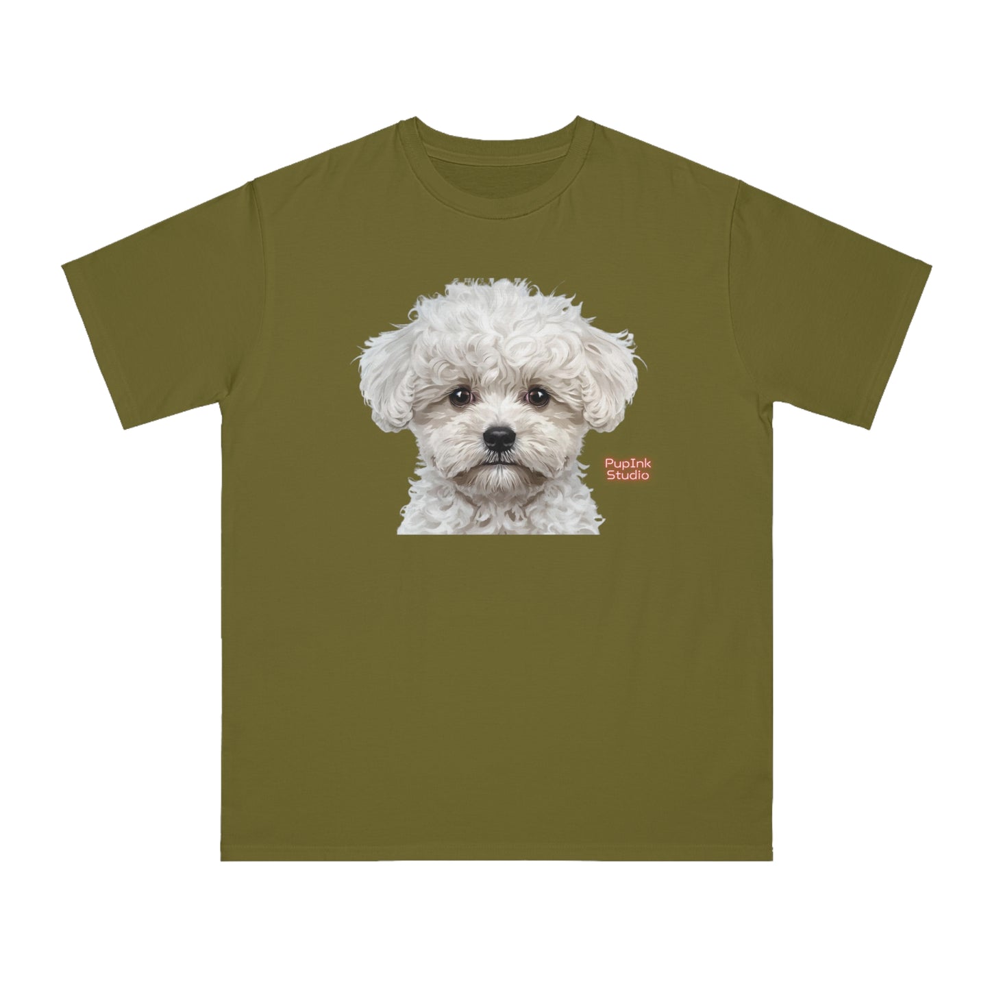 Organic Poodle Portrait T-Shirt | Organic-Limited