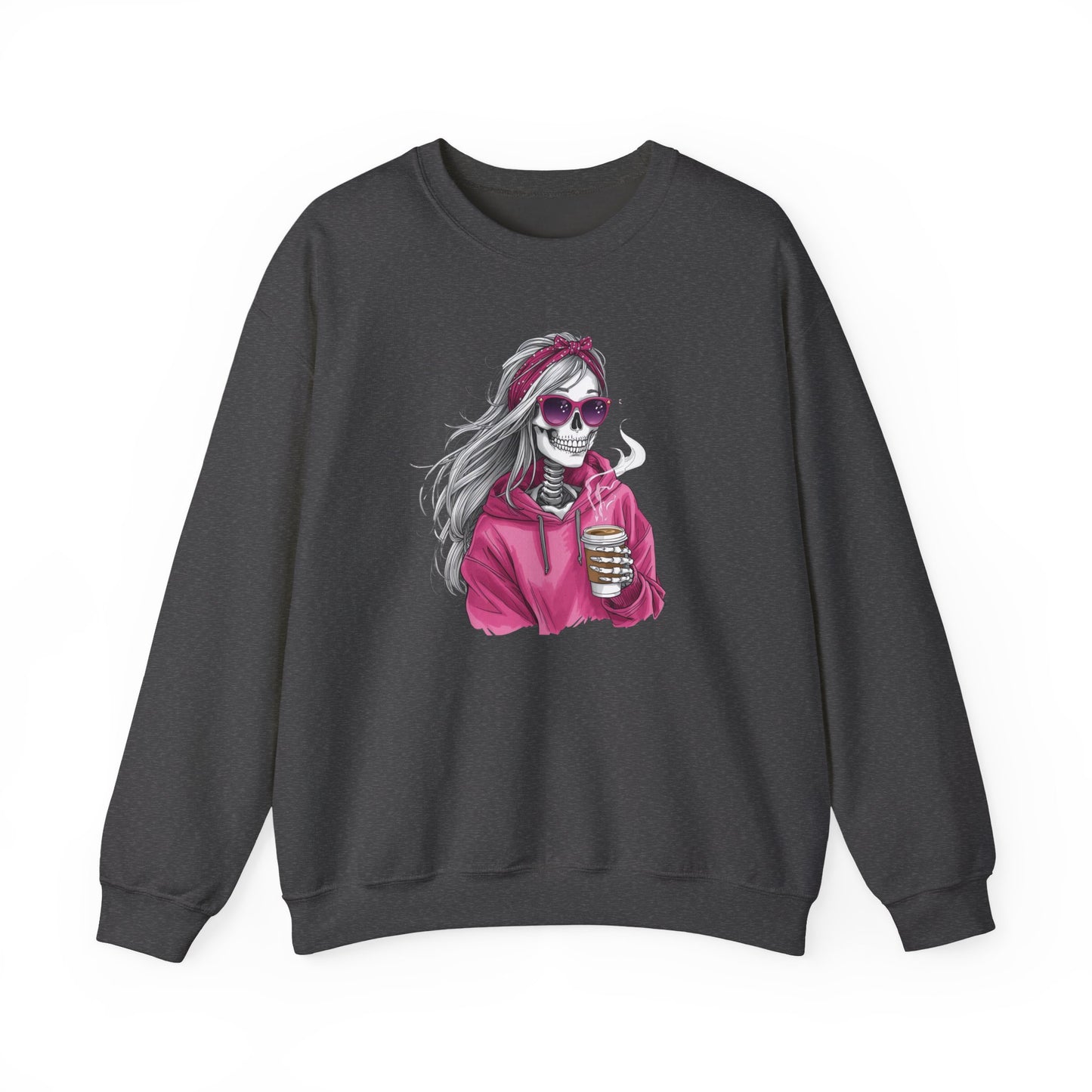 Coffee Rebel Skeleton Sweatshirt | Eco-Limited