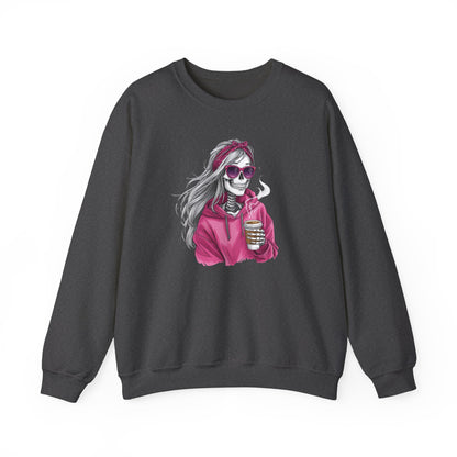 Coffee Rebel Skeleton Sweatshirt | Eco-Limited