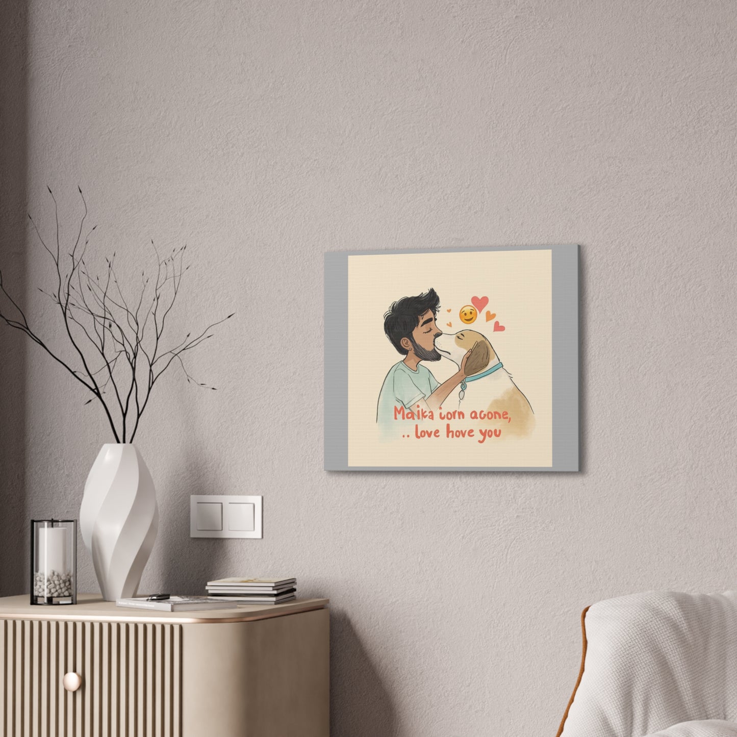 Love Never Leaves Canvas | Eco-Limited