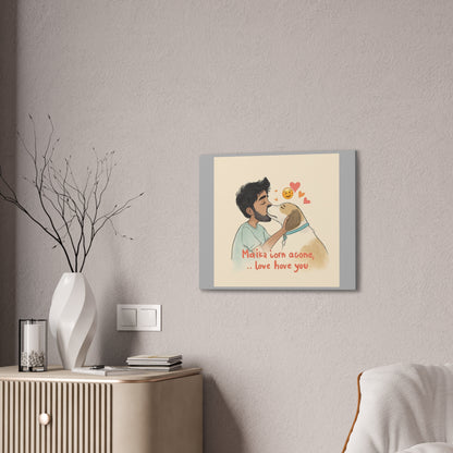 Love Never Leaves Canvas | Eco-Limited