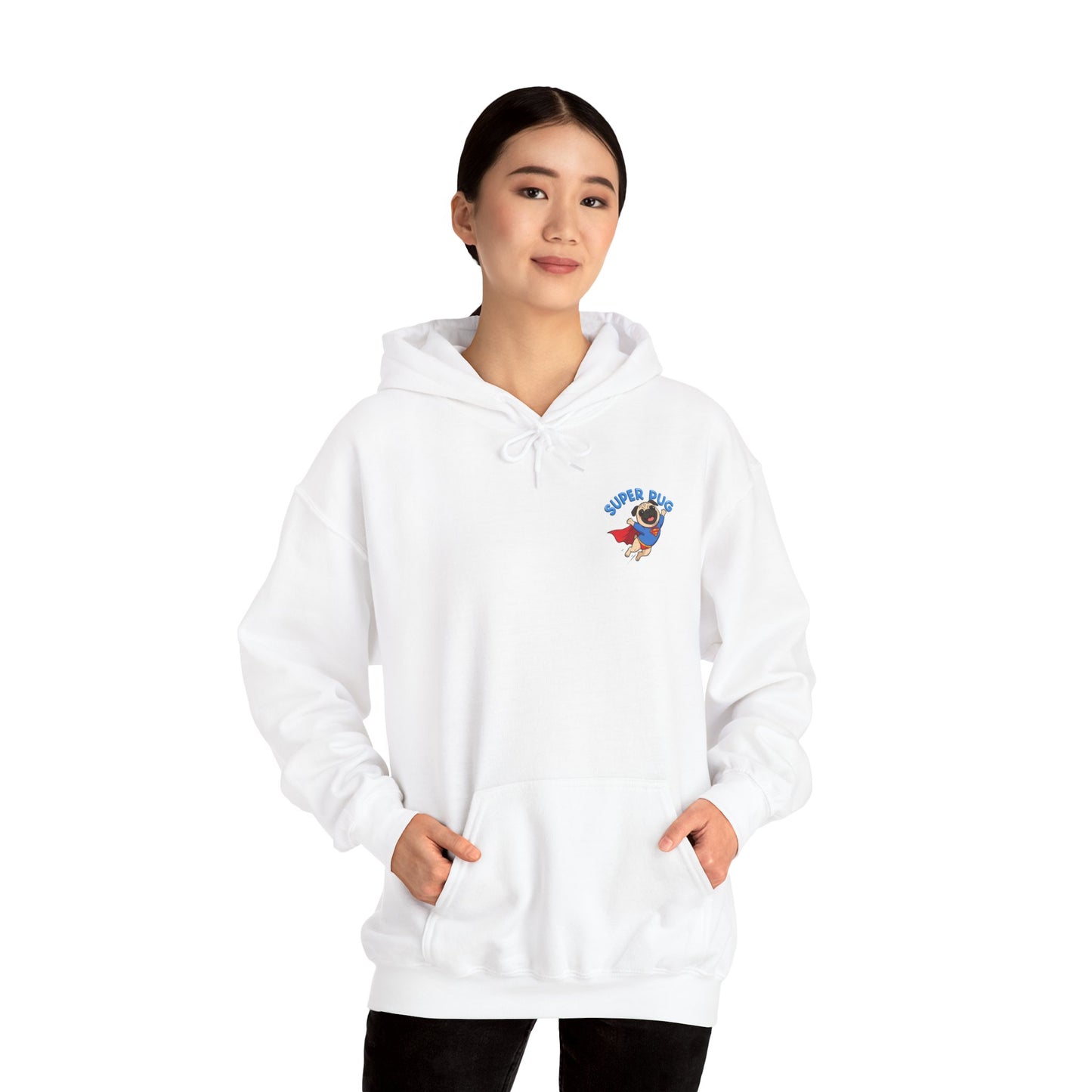 Super Pug Hero Hoodie | Eco-Limited