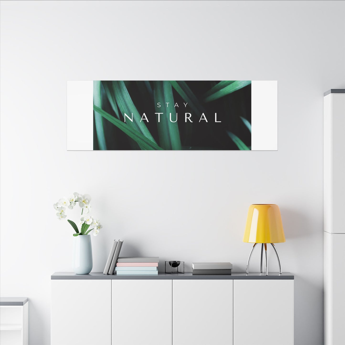 Stay Natural Botanical Canvas Wall Art