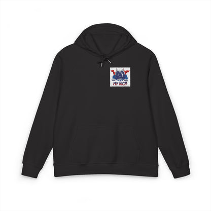 Organic “Fly High” Bulldog Hoodie | Organic-Limited