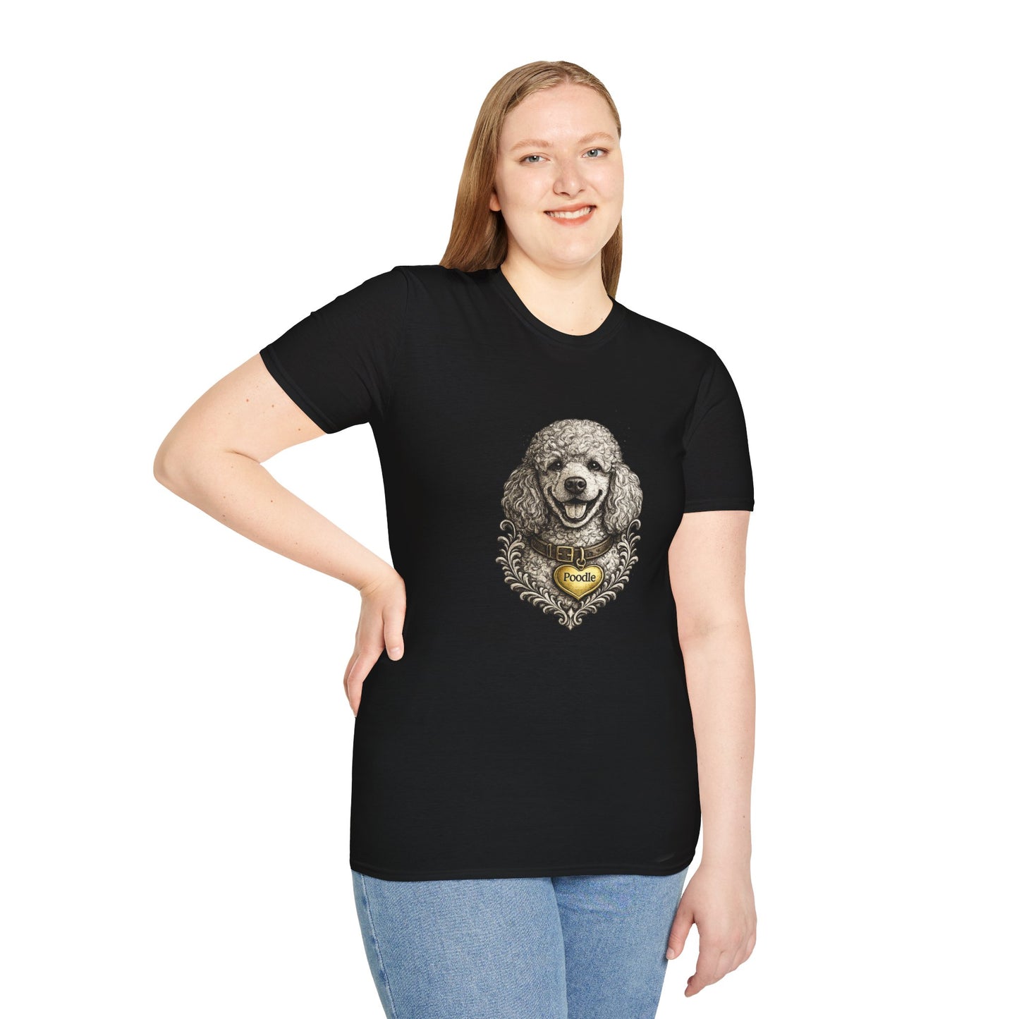 Poodle Ink Portrait T-Shirt | Eco-Limited