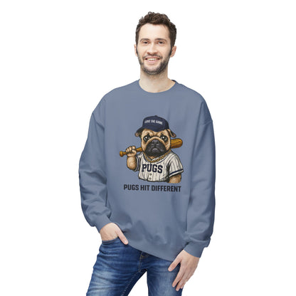 Pugs Hit Different Graphic Sweater | Eco-Limited