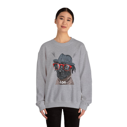 LOG Street Dog Art Sweatshirt | Eco-Limited