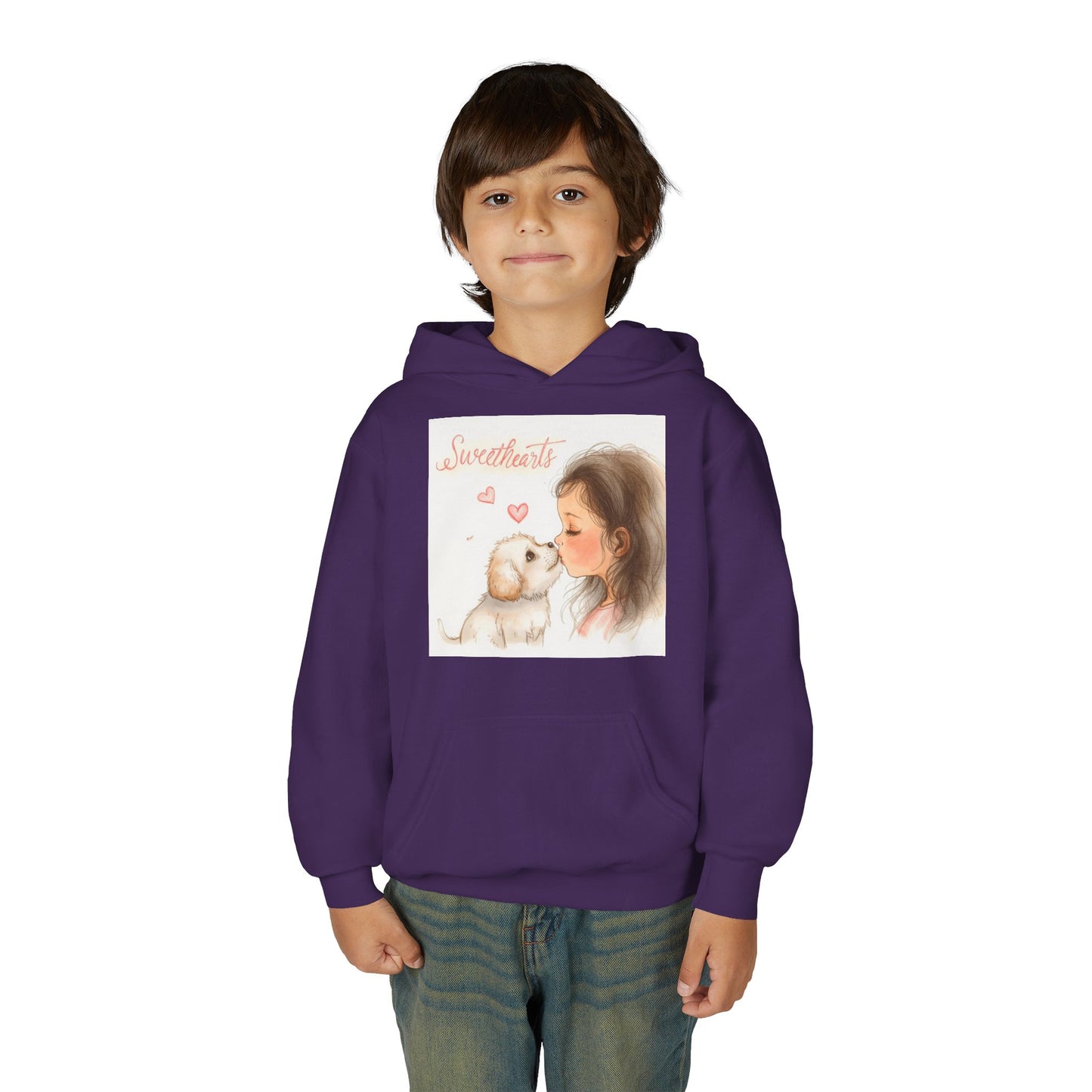 Sweethearts Puppy Moment Children Hoodie | Eco-Limited