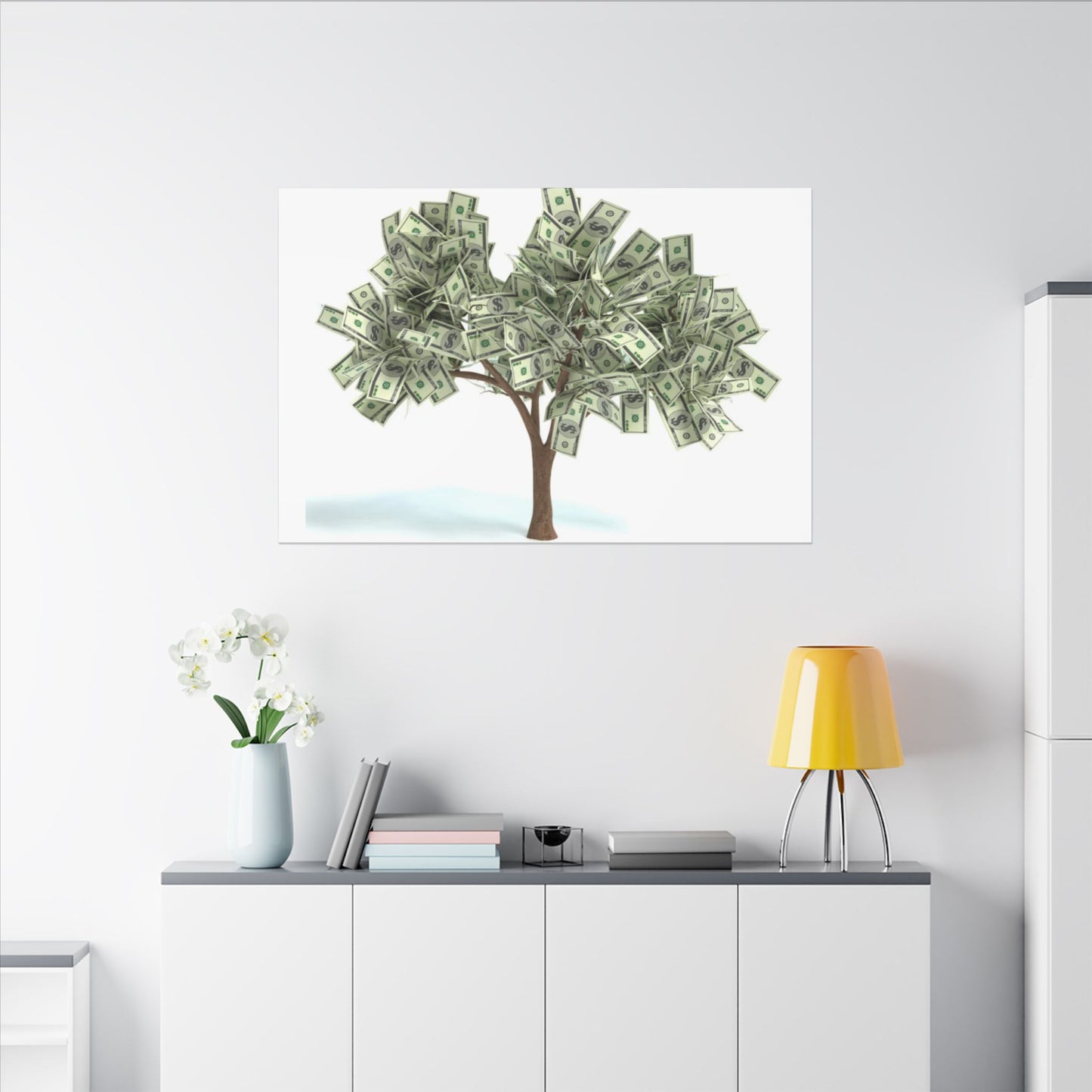Money Tree Canvas Wall Art Canvas