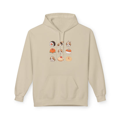 Lucky Bento Puppy Grid Hoodie | Eco-Limited
