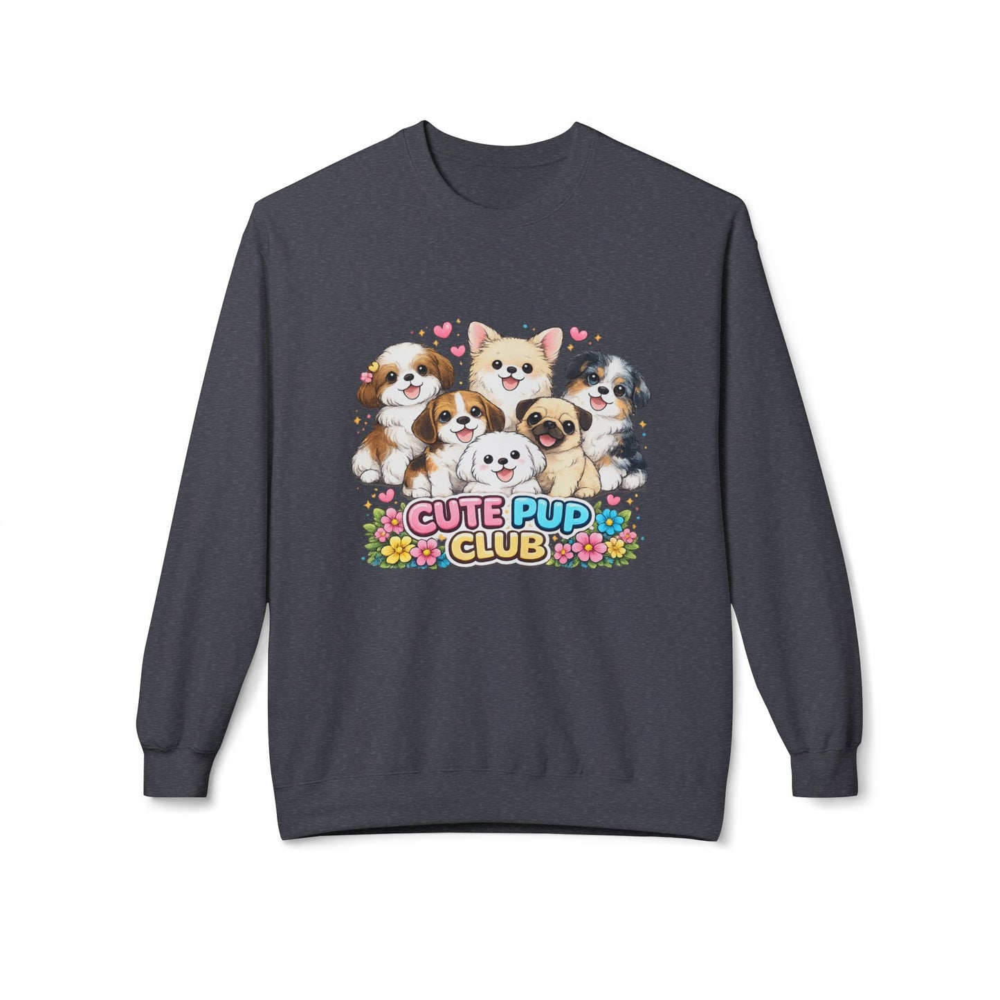 Cute Pup Club Graphic Sweater | Eco - Limited