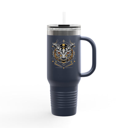 Tiger Emblem Stainless Steel Tumbler | Eco-Limited