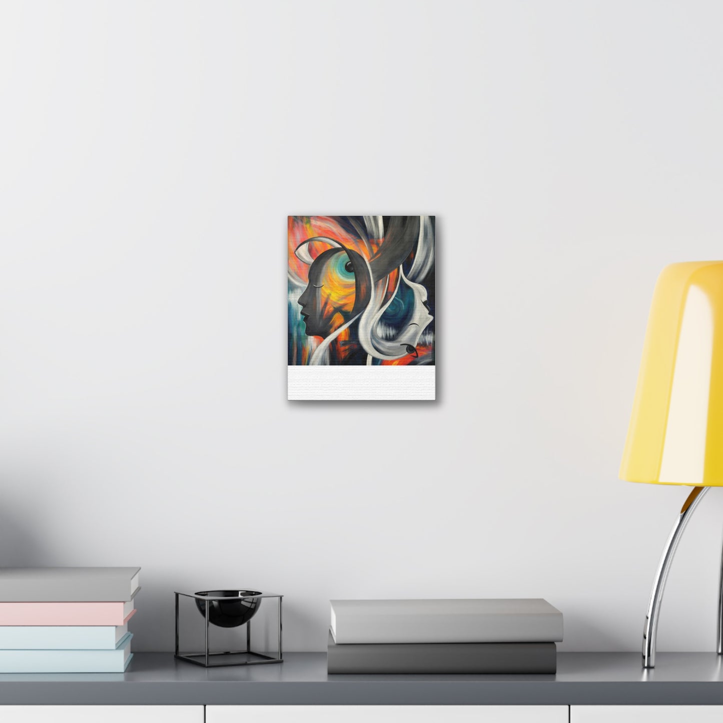 Abstract Expression Portrait Canvas | Eco-Limited