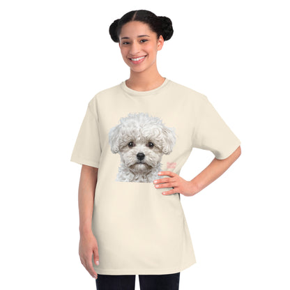 Organic Poodle Portrait T-Shirt | Organic-Limited