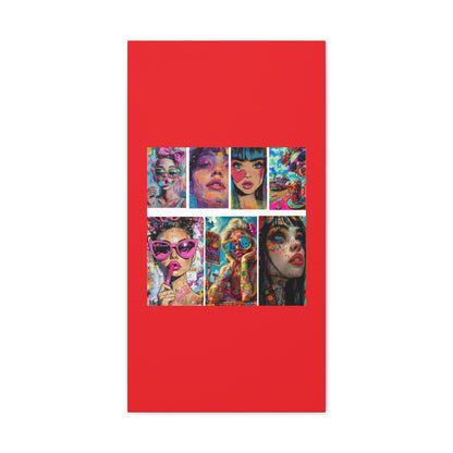 Pop Art Muse Canvas | Statement Wall Art