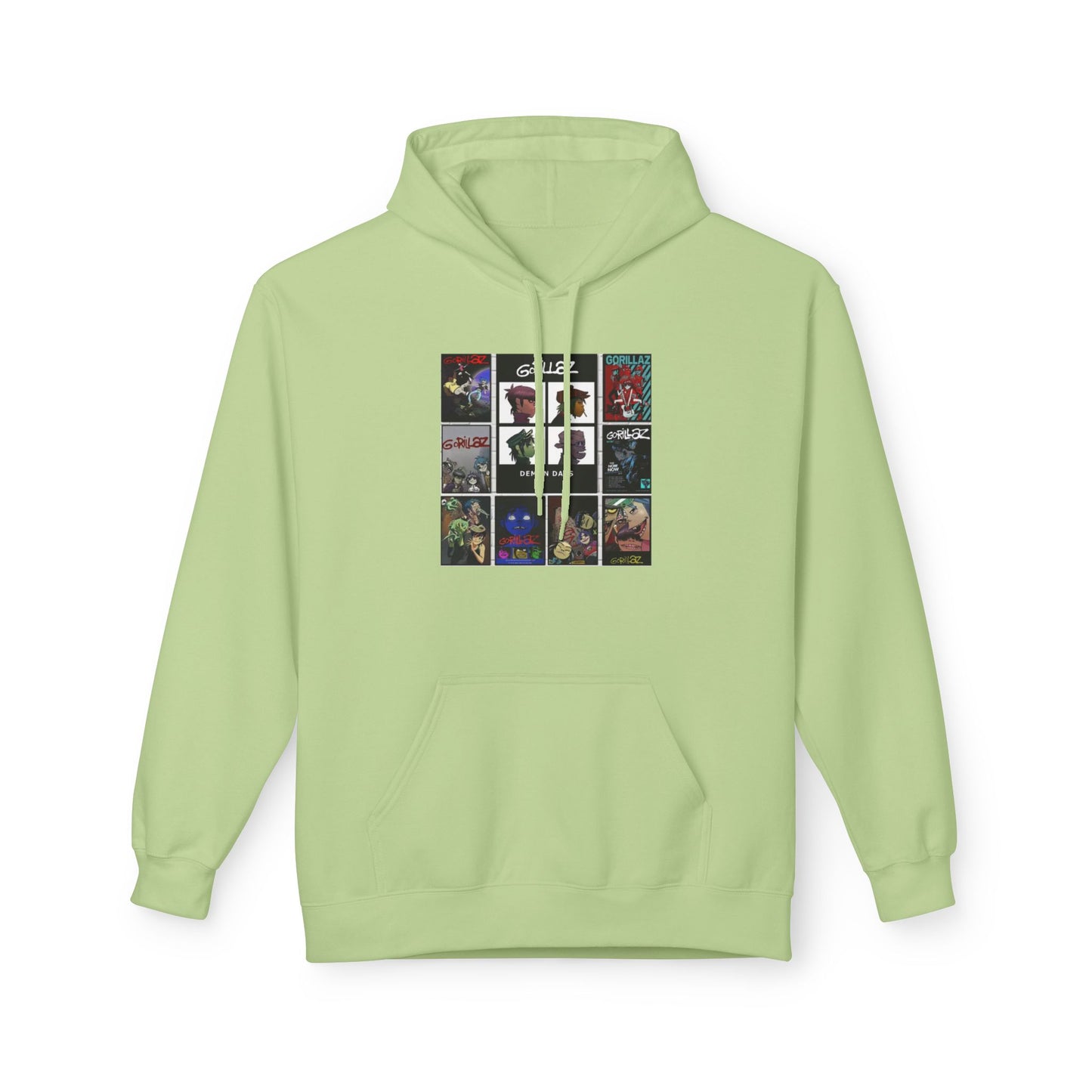 Gorillaz Album Art Collage Graphic Hoodie | Eco-Limited