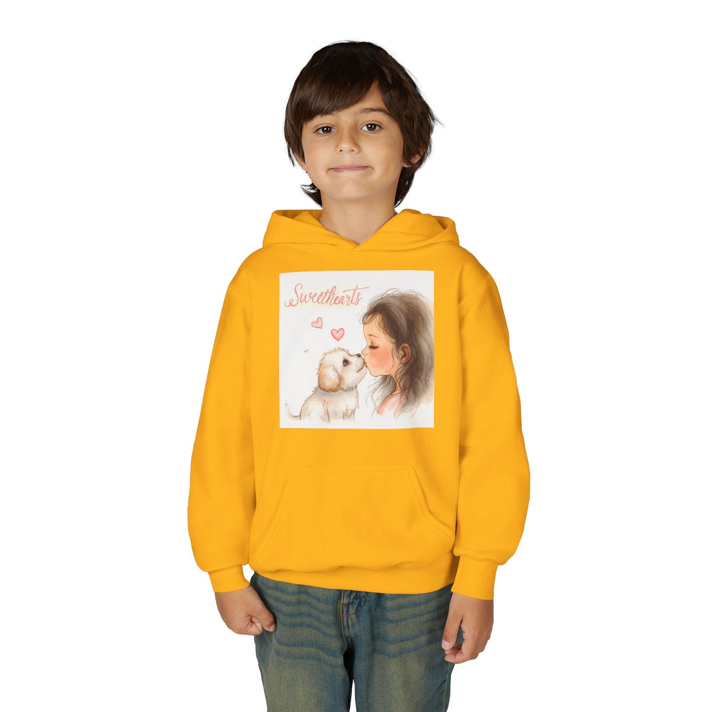 Sweethearts Puppy Moment Children Hoodie | Eco-Limited