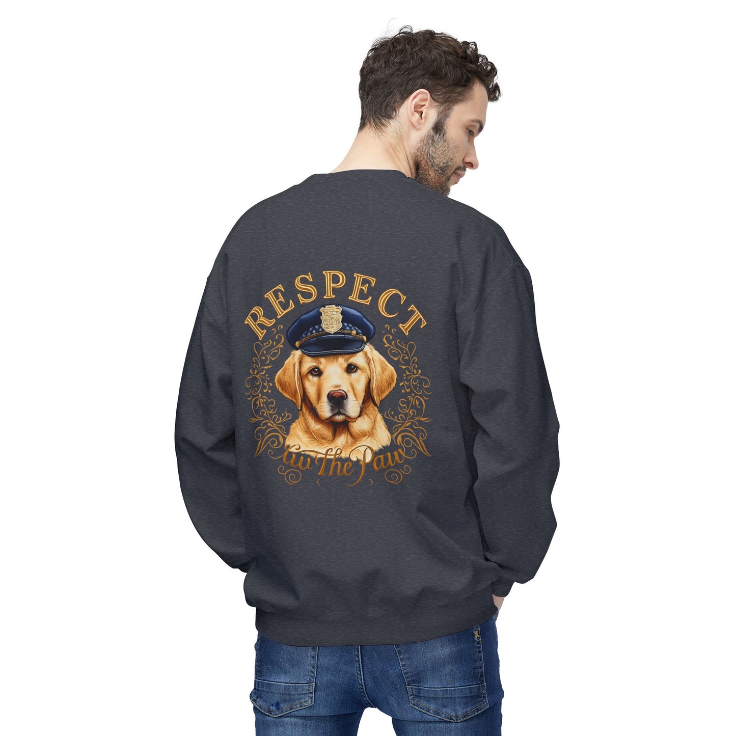 Respect The Paw Golden Retriever Sweatshirt | Eco-Limited