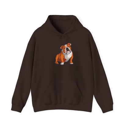 Cute English Bulldog Graphic Hoodie|Eco-Friendly - Limited