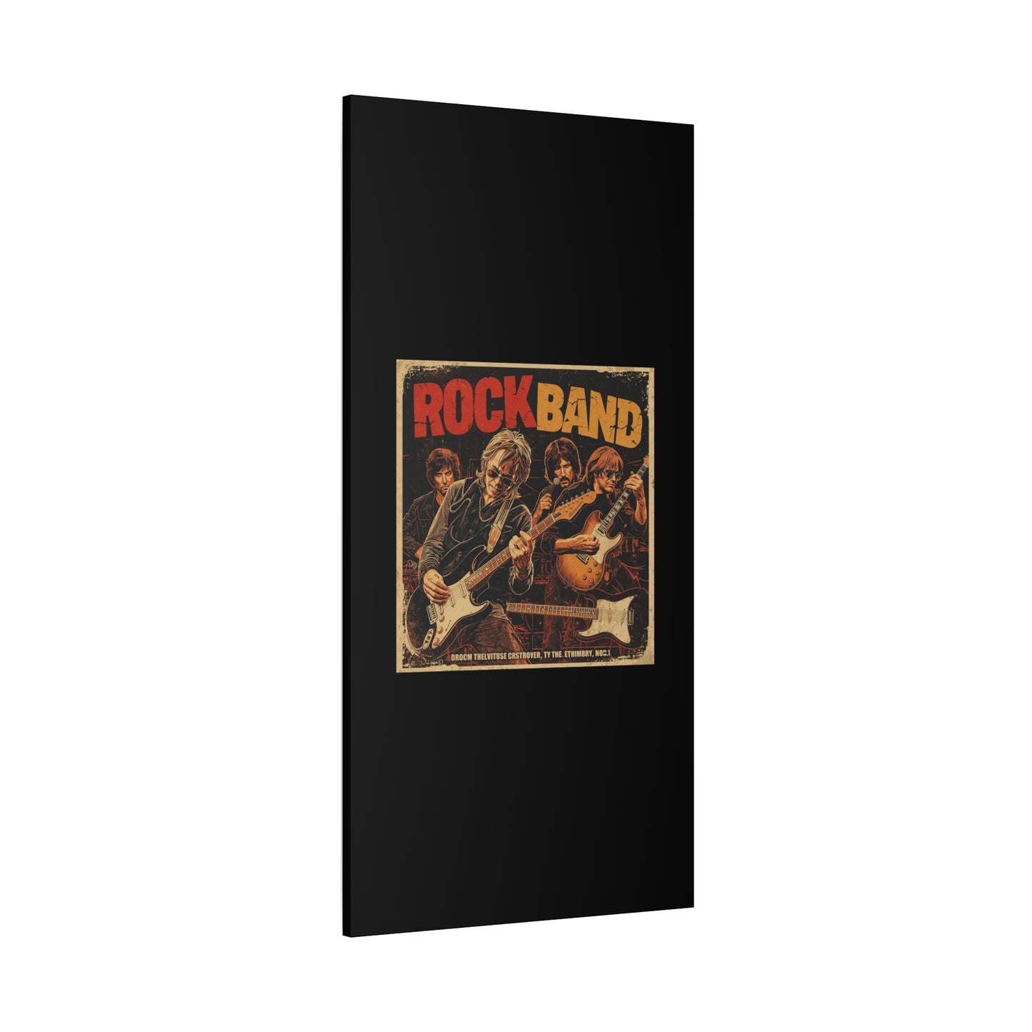 Rock Band Vintage Canvas Wall Art | Eco - Limited