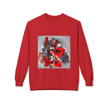 Surreal Identity Collage Sweatshirt | Eco-Limited