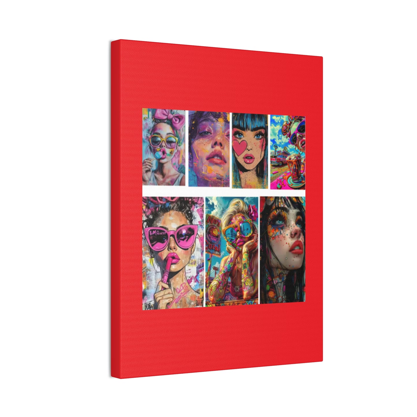 Pop Art Muse Canvas | Statement Wall Art