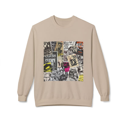 Punk Collage Art Graphic Sweatshirt | Eco-Limited