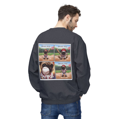 Small Dog Big Attitude Crewneck Sweatshirt | Eco-Limited
