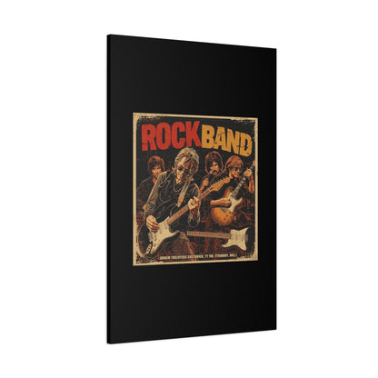 Rock Band Vintage Canvas Wall Art | Eco - Limited