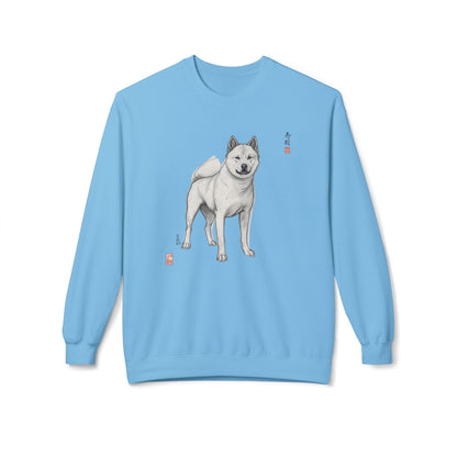 Korean Jindo Ink Illustration Sweatshirt | Eco-Limited