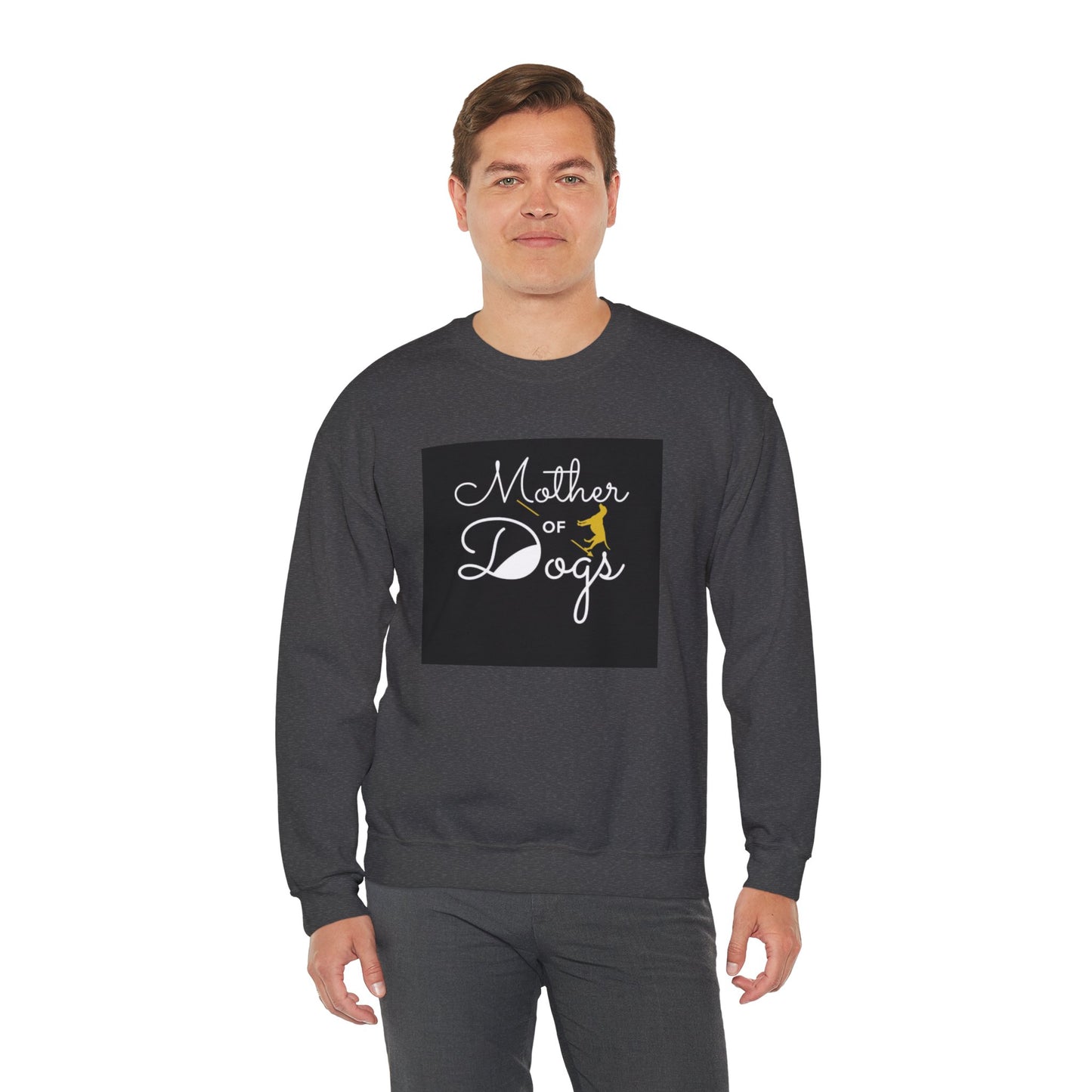 Mother of Dogs Text Graphic Sweater | Eco-Limited