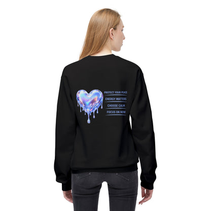 Protect Your Peace Heart Sweatshirt | Eco-Limited