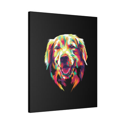 Color Burst Golden Smile Canvas | Eco-Limited